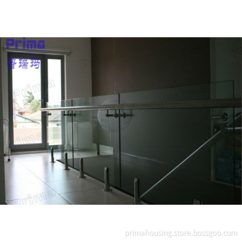 Modern Glass Balustrade with Stainless Steel Handrail
